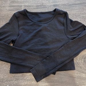 Lululemon Long Sleeve Cropped Shirt Size 6